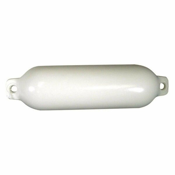 Taylor Made Products 1024 10.5 x 30 in. Hull Gard Inflatable Vinyl Fender - White 3001.4957